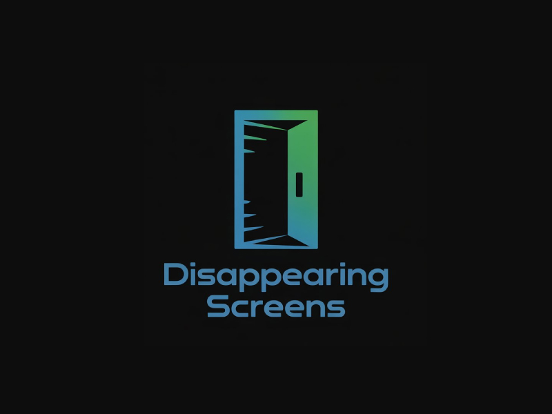 Disappearing Screens logo design by Poki
