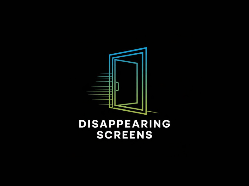 Disappearing Screens logo design by Poki