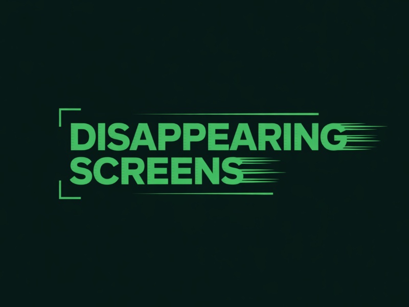 Disappearing Screens logo design by anchorbuzz