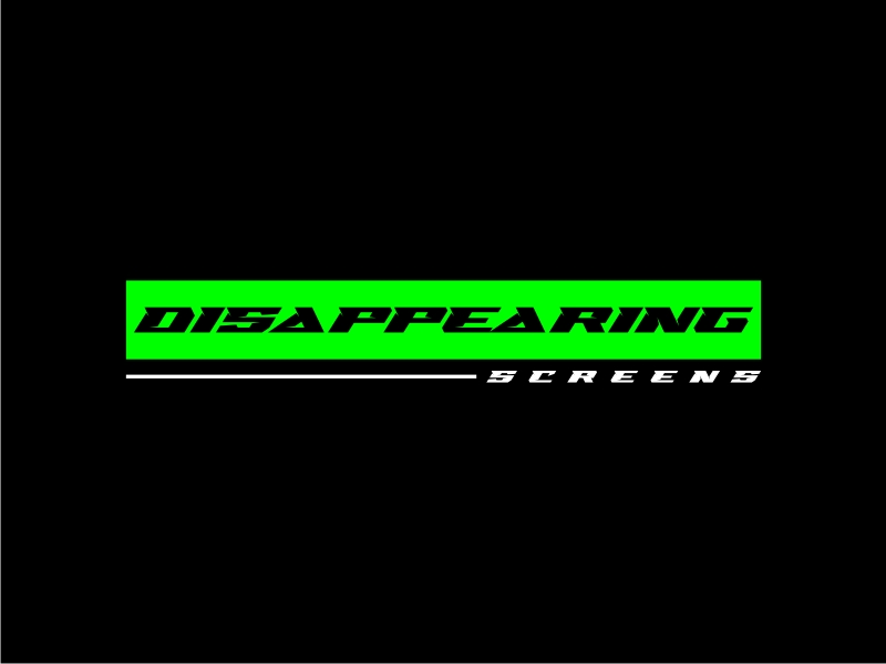 Disappearing Screens logo design by clayjensen