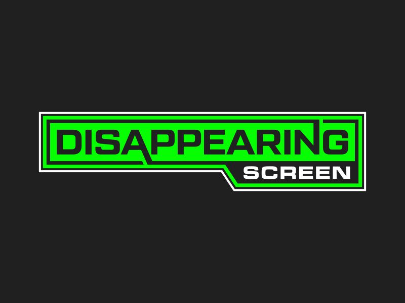 Disappearing Screens logo design by bomie