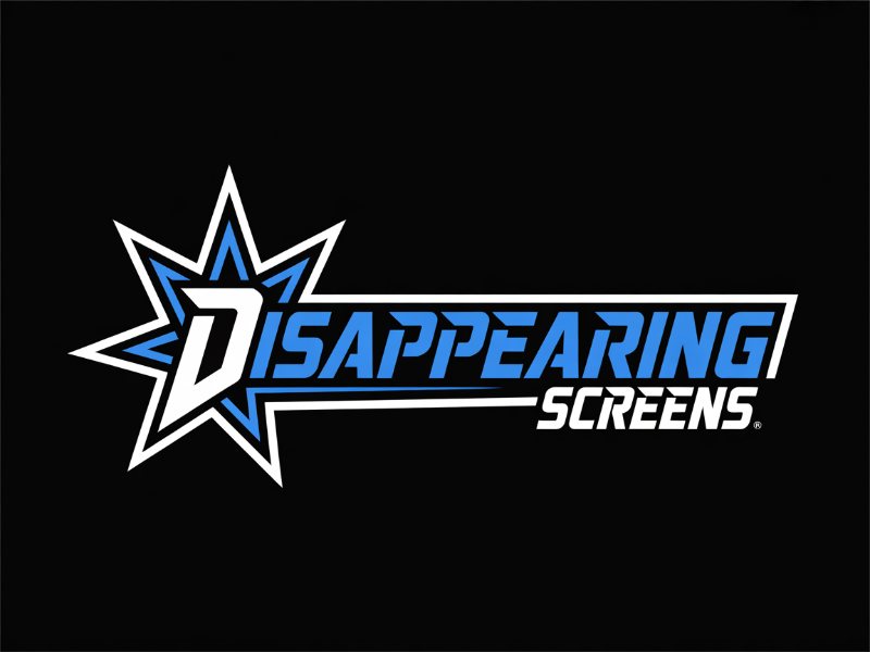 Disappearing Screens logo design by Octavino
