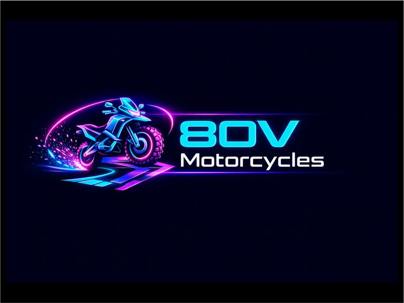 80v, 80V, 80v.motorcycles, or 80V.MOTORCYCLES or none logo design by amazing