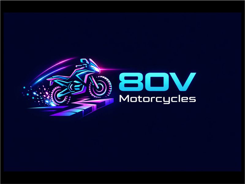 80v, 80V, 80v.motorcycles, or 80V.MOTORCYCLES or none logo design by fitriangga