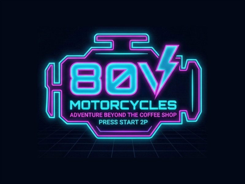 80v, 80V, 80v.motorcycles, or 80V.MOTORCYCLES or none logo design by Bambang Bang