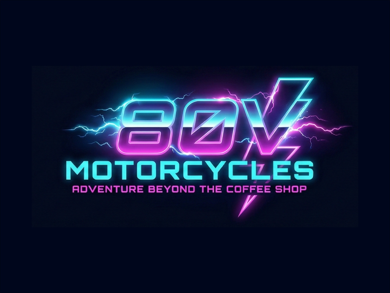 80v, 80V, 80v.motorcycles, or 80V.MOTORCYCLES or none logo design by Bambang Bang