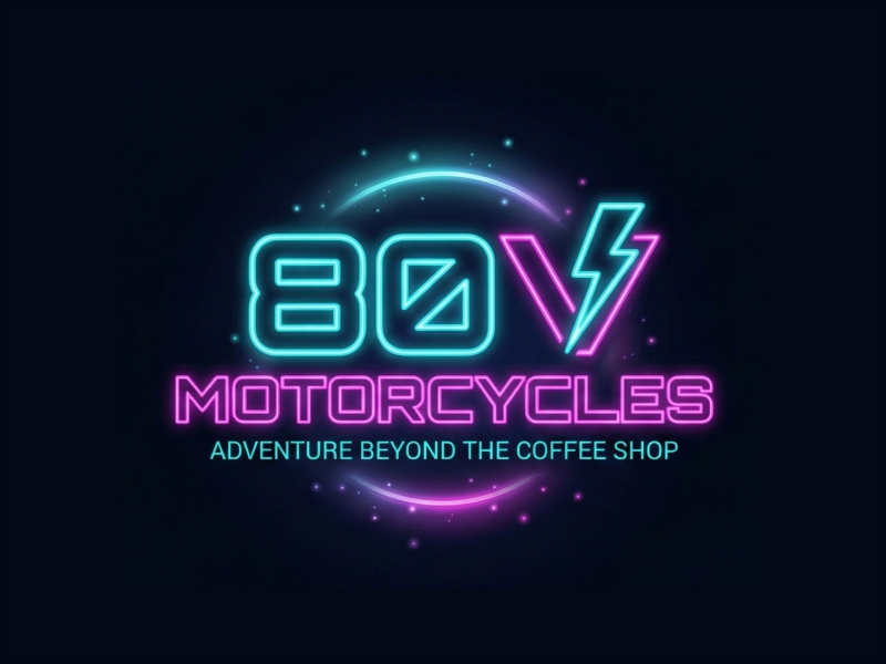 80v, 80V, 80v.motorcycles, or 80V.MOTORCYCLES or none logo design by Bambang Bang
