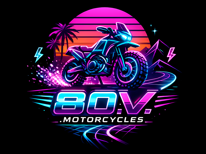 80v, 80V, 80v.motorcycles, or 80V.MOTORCYCLES or none logo design by F. Curtis