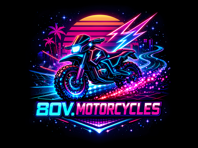 80v, 80V, 80v.motorcycles, or 80V.MOTORCYCLES or none logo design by F. Curtis