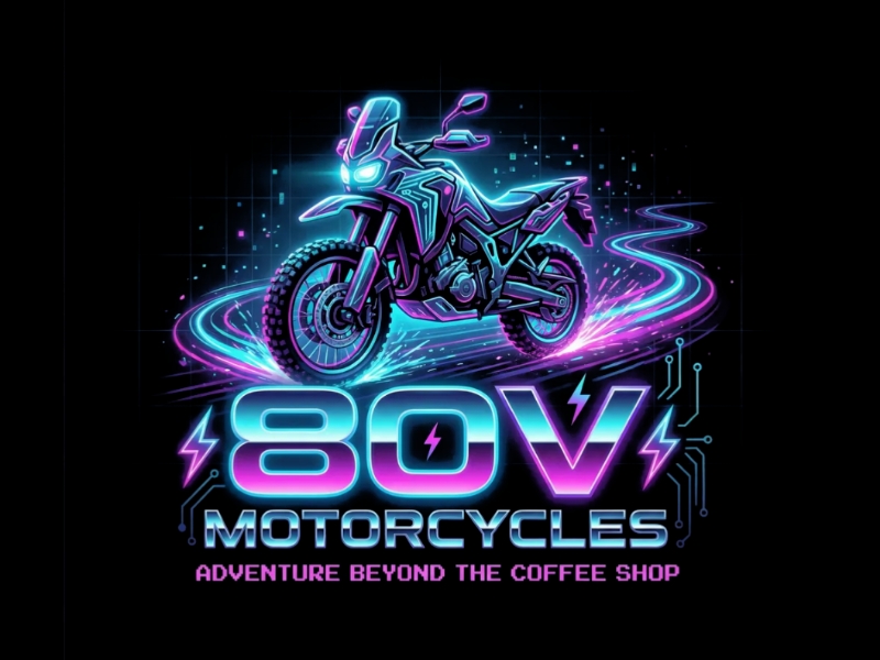 80v, 80V, 80v.motorcycles, or 80V.MOTORCYCLES or none logo design by Marena