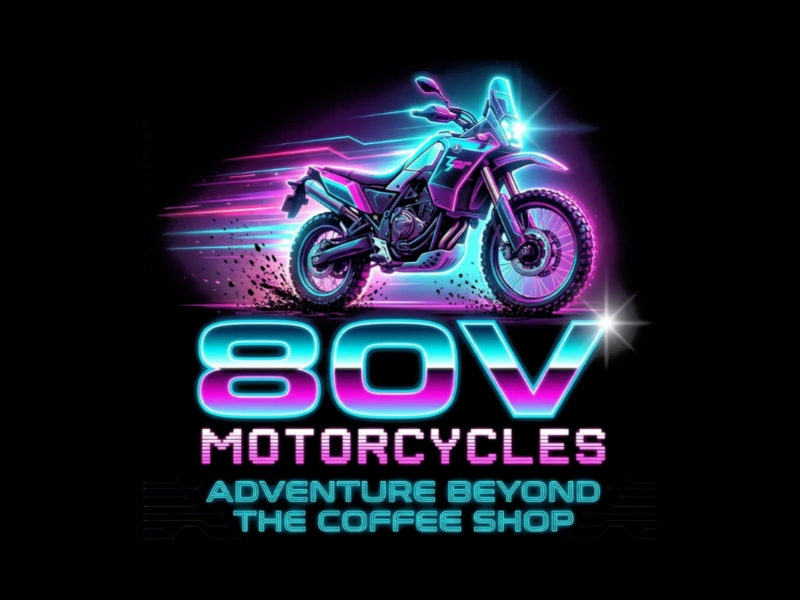 80v, 80V, 80v.motorcycles, or 80V.MOTORCYCLES or none logo design by Marena