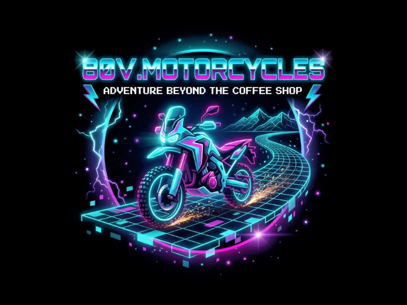 80v, 80V, 80v.motorcycles, or 80V.MOTORCYCLES or none logo design by Marena