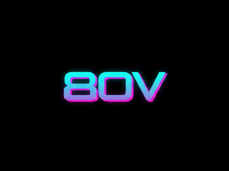 80v, 80V, 80v.motorcycles, or 80V.MOTORCYCLES or none logo design by Bright Ritchil