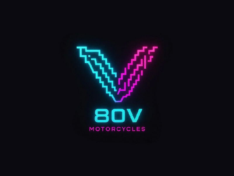 80v, 80V, 80v.motorcycles, or 80V.MOTORCYCLES or none logo design by Bright Ritchil