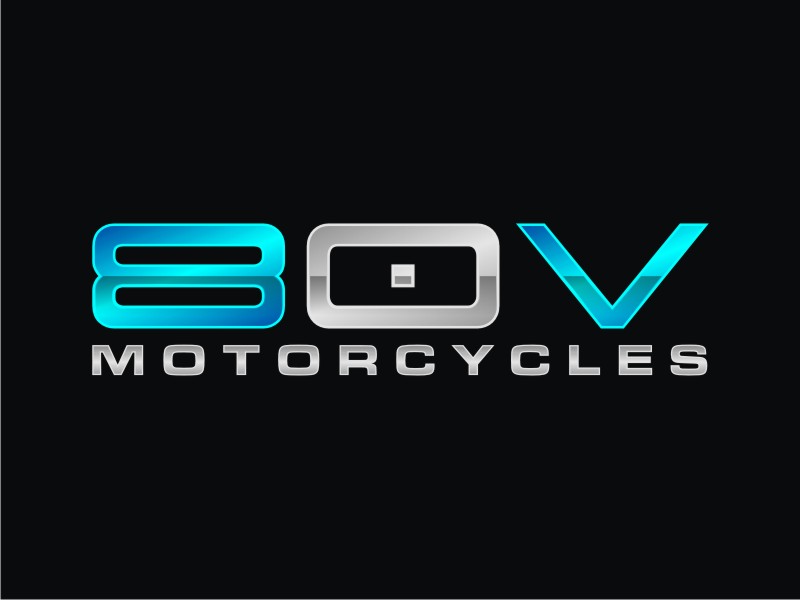 80v, 80V, 80v.motorcycles, or 80V.MOTORCYCLES or none logo design by Artomoro