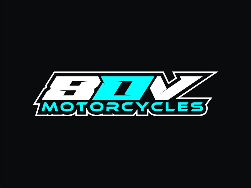 80v, 80V, 80v.motorcycles, or 80V.MOTORCYCLES or none logo design by Artomoro