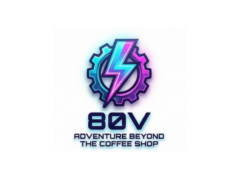 80v, 80V, 80v.motorcycles, or 80V.MOTORCYCLES or none logo design by iffikhan