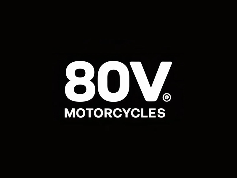 80v, 80V, 80v.motorcycles, or 80V.MOTORCYCLES or none logo design by Poki