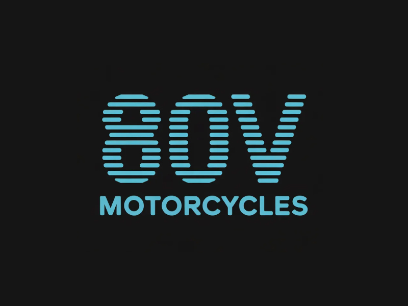 80v, 80V, 80v.motorcycles, or 80V.MOTORCYCLES or none logo design by Poki