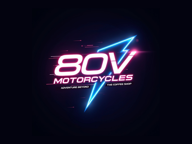 80v, 80V, 80v.motorcycles, or 80V.MOTORCYCLES or none logo design by ruki