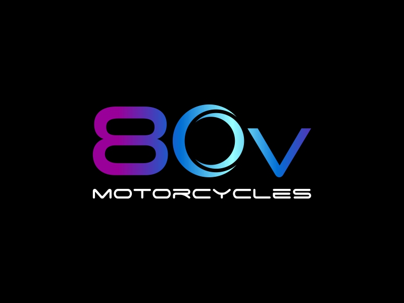 80v, 80V, 80v.motorcycles, or 80V.MOTORCYCLES or none logo design by estupambayun