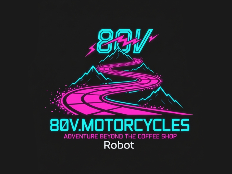 80v, 80V, 80v.motorcycles, or 80V.MOTORCYCLES or none logo design by FIAFAI