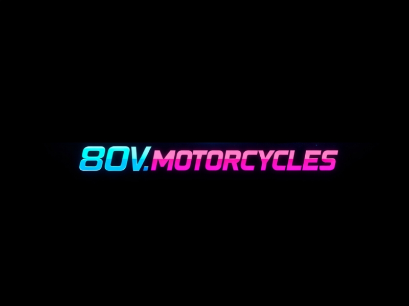 80v, 80V, 80v.motorcycles, or 80V.MOTORCYCLES or none logo design by careem