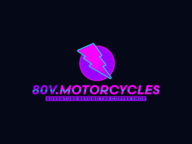 80v, 80V, 80v.motorcycles, or 80V.MOTORCYCLES or none logo design by luckyprasetyo