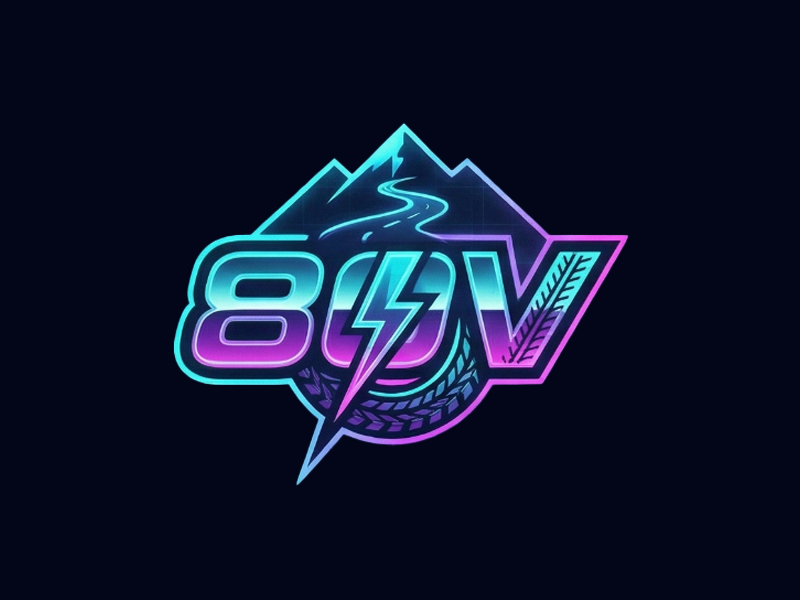 80v, 80V, 80v.motorcycles, or 80V.MOTORCYCLES or none logo design by cwrproject