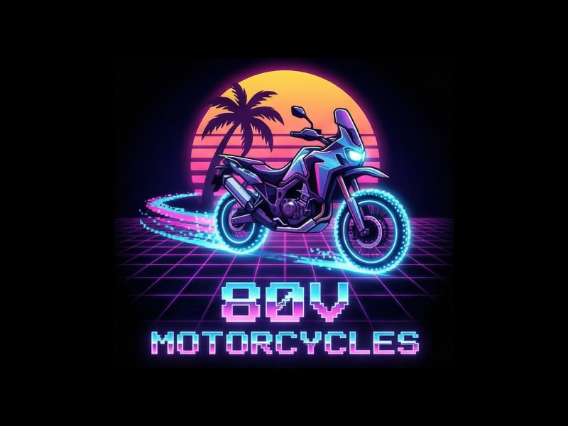 80v, 80V, 80v.motorcycles, or 80V.MOTORCYCLES or none logo design by cwrproject