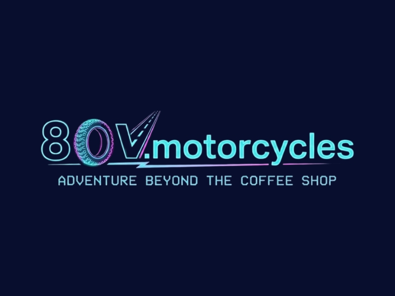 80v, 80V, 80v.motorcycles, or 80V.MOTORCYCLES or none logo design by Michael Luutu