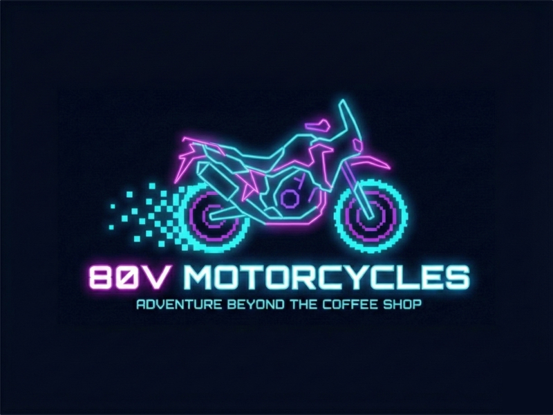 80v, 80V, 80v.motorcycles, or 80V.MOTORCYCLES or none logo design by Bambang Bang