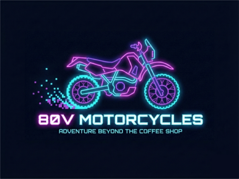 80v, 80V, 80v.motorcycles, or 80V.MOTORCYCLES or none logo design by Bambang Bang