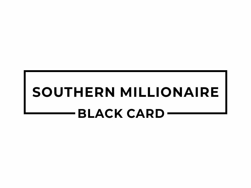 Southern Millionaire Black Card logo design by Pulungan