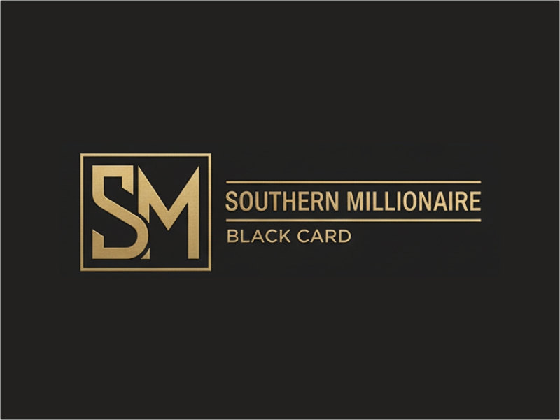Southern Millionaire Black Card logo design by Bambang Bang