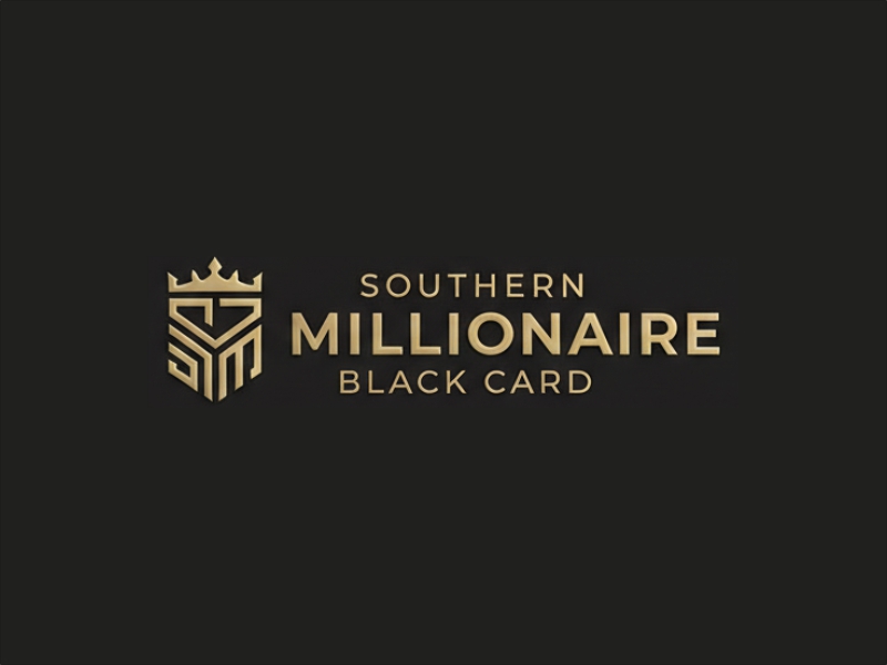 Southern Millionaire Black Card logo design by Bambang Bang
