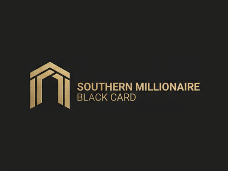Southern Millionaire Black Card logo design by Bambang Bang