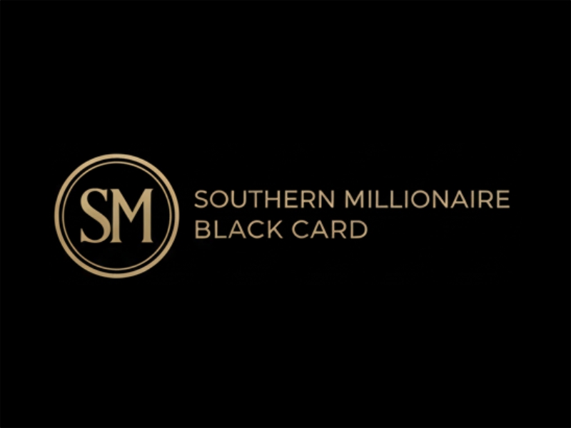 Southern Millionaire Black Card logo design by Bambang Bang
