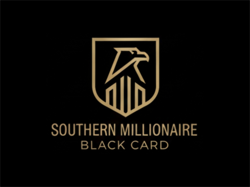 Southern Millionaire Black Card logo design by Bambang Bang