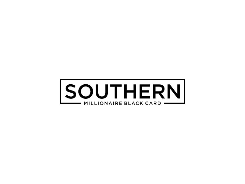 Southern Millionaire Black Card logo design by qonaah
