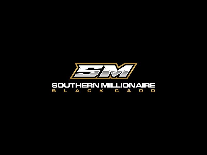 Southern Millionaire Black Card logo design by sodimejo