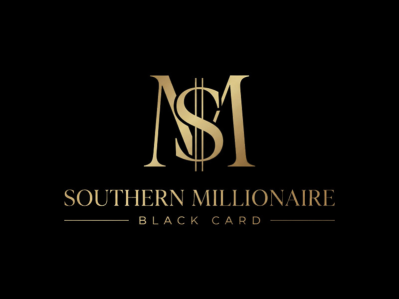 Southern Millionaire Black Card logo design by IamSoya