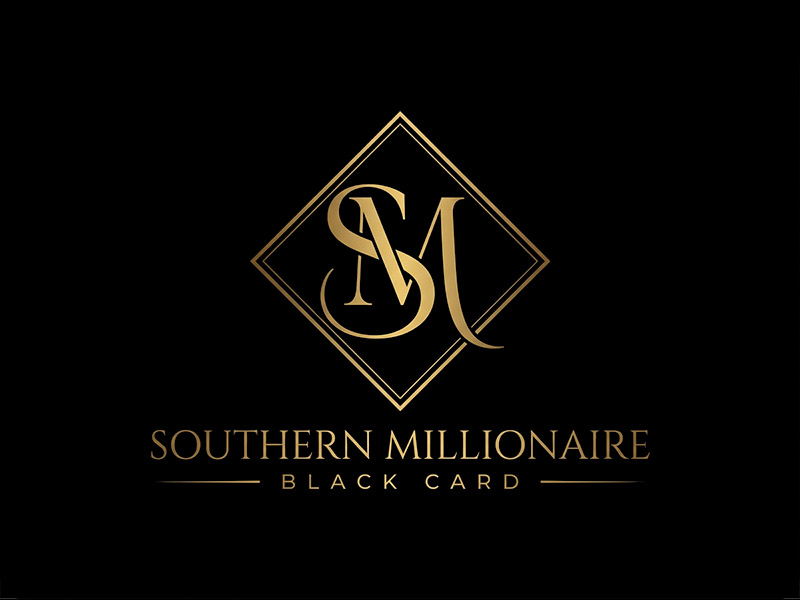 Southern Millionaire Black Card logo design by IamSoya