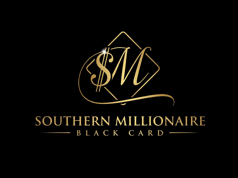 Southern Millionaire Black Card logo design by IamSoya