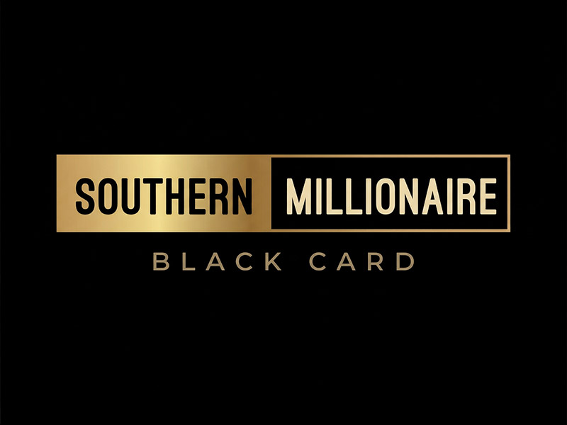 Southern Millionaire Black Card logo design by IamSoya