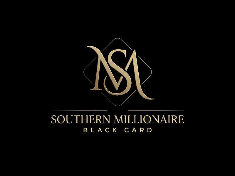 Southern Millionaire Black Card logo design by IamSoya