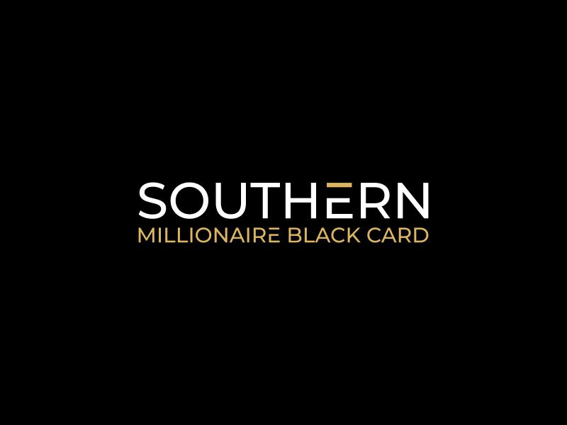 Southern Millionaire Black Card logo design by sodimejo