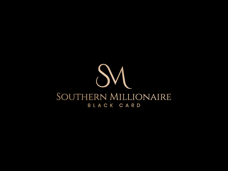 Southern Millionaire Black Card logo design by Bright Ritchil