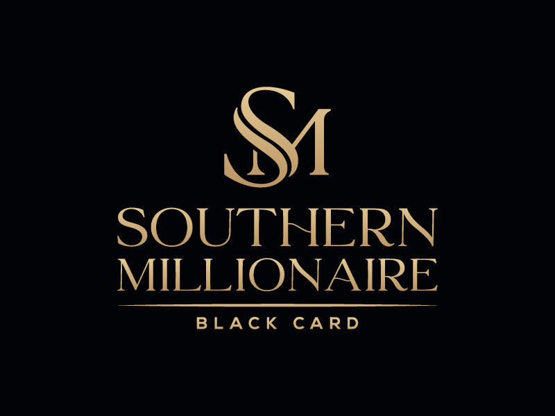 Southern Millionaire Black Card logo design by LogoQueen
