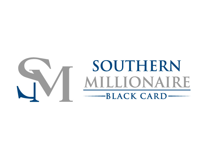 Southern Millionaire Black Card logo design by LogoQueen